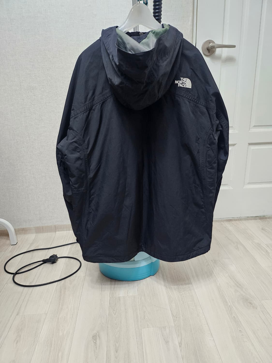 (100~105)L☆초대장급☆ 노스페이스 2중지퍼[블랙]바람막이 포켓점퍼 상품이미지7