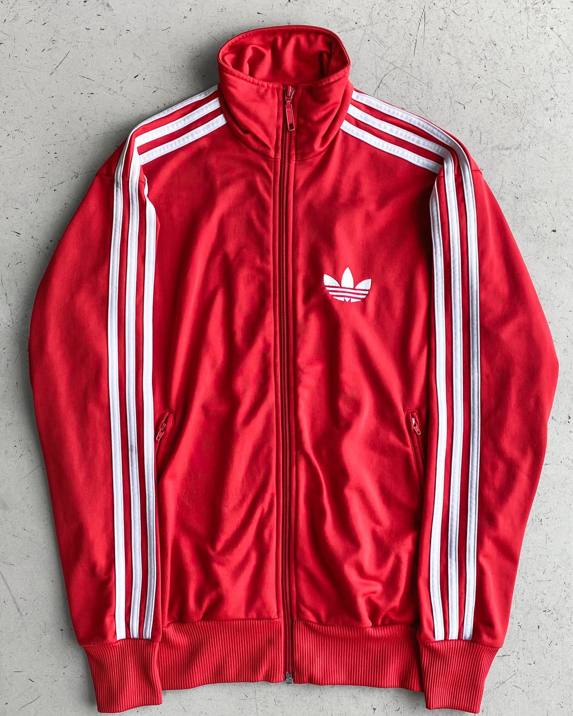 아디다스 3스트립 파이어버드 레드 트랙탑 상품이미지3