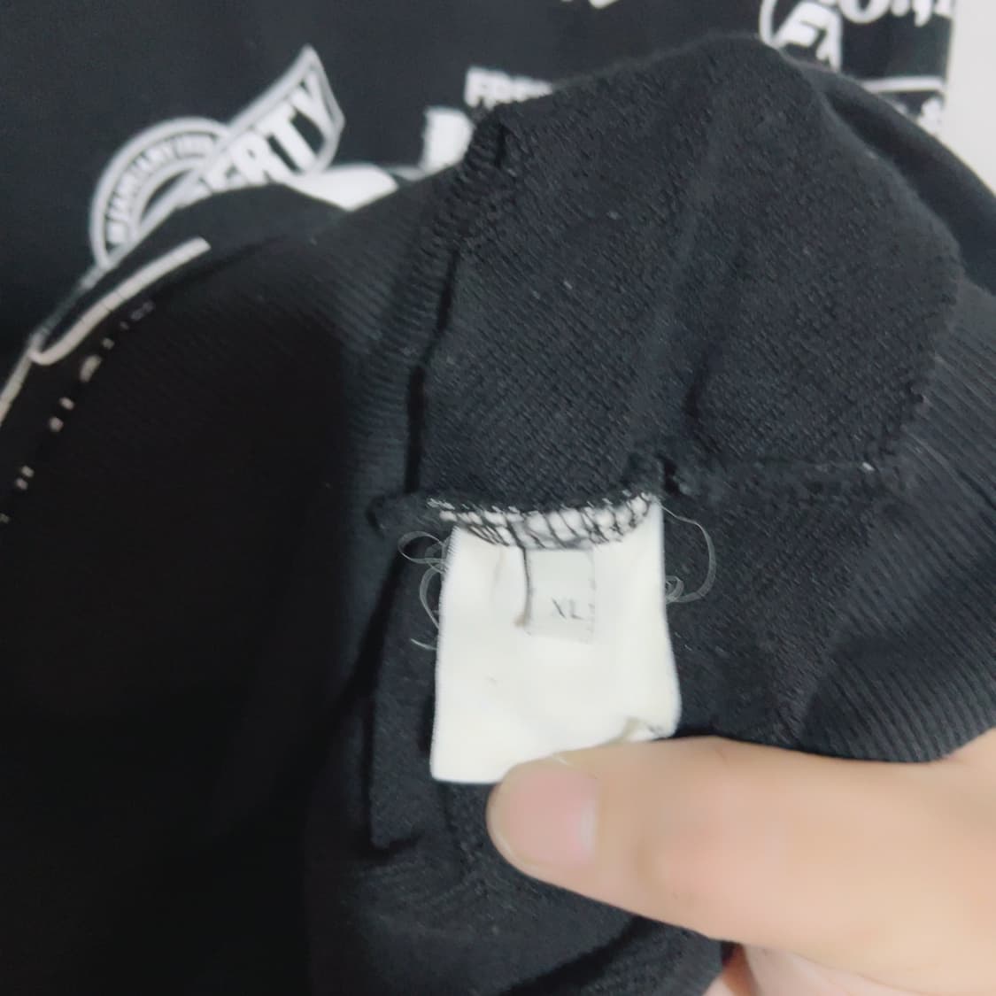 루이비통 프린팅 공용 후드티 상품이미지5