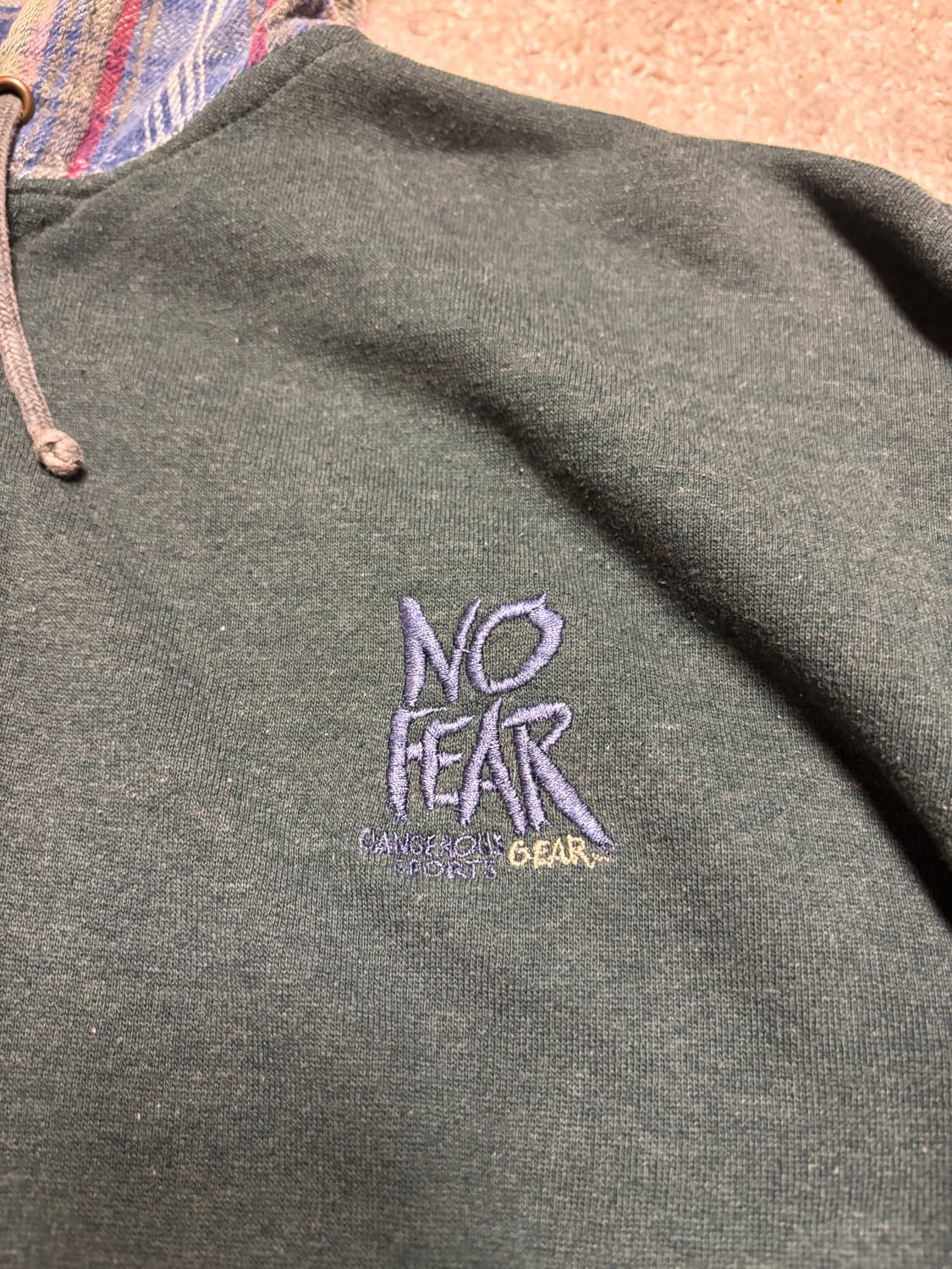 90s no fear hoodie 상품이미지4