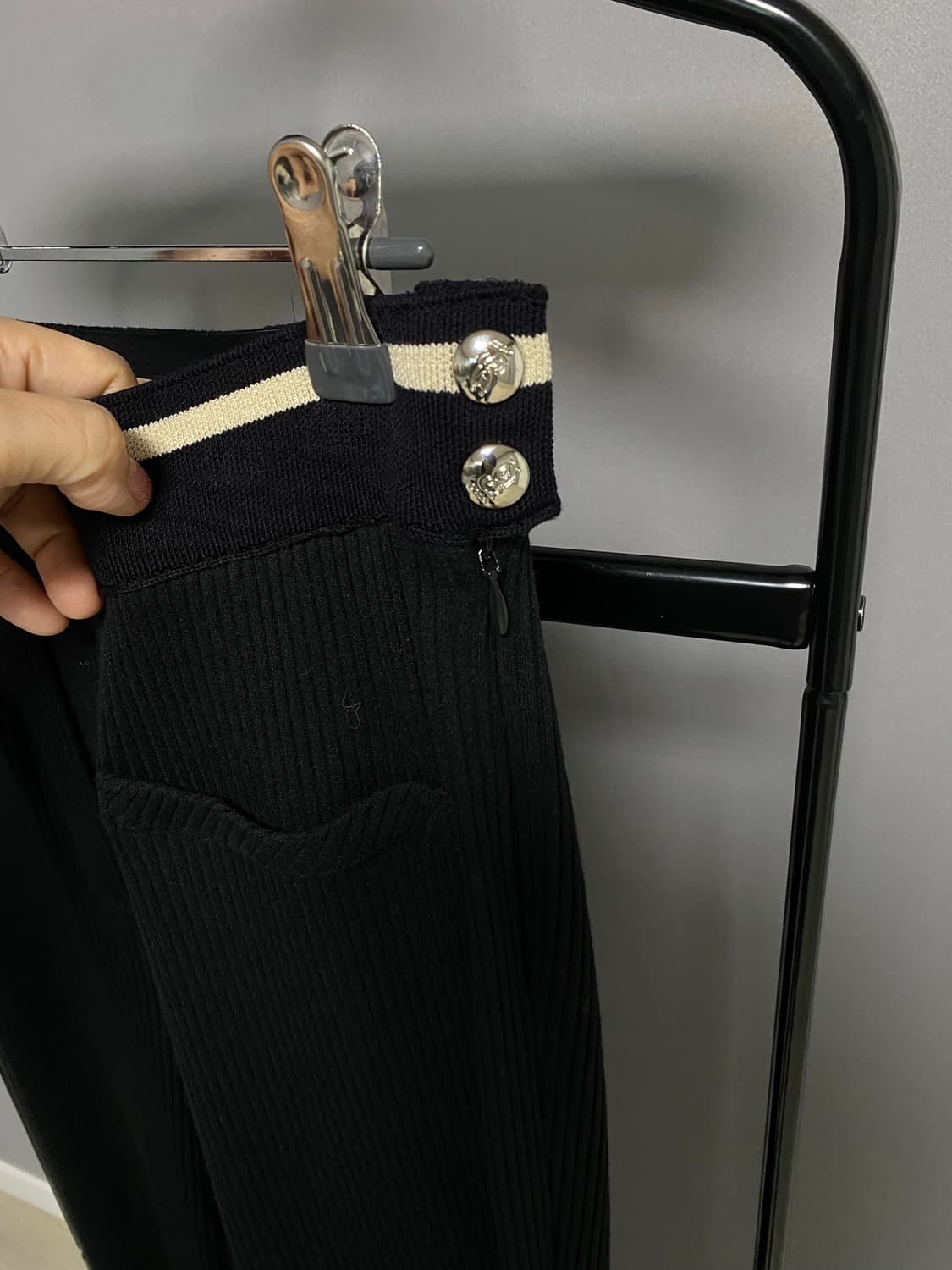 오즈세컨 골지 니트바지 55-66 새상품 상품이미지5