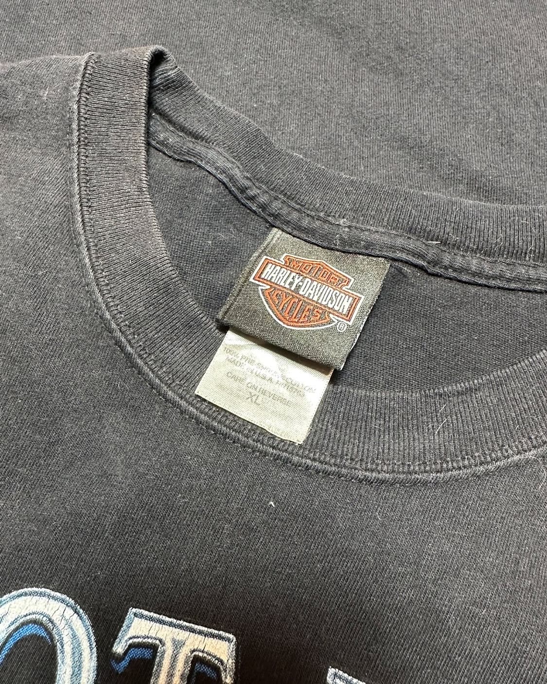 할리데이비슨 2002 프린팅 티셔츠 made in usa 상품이미지8