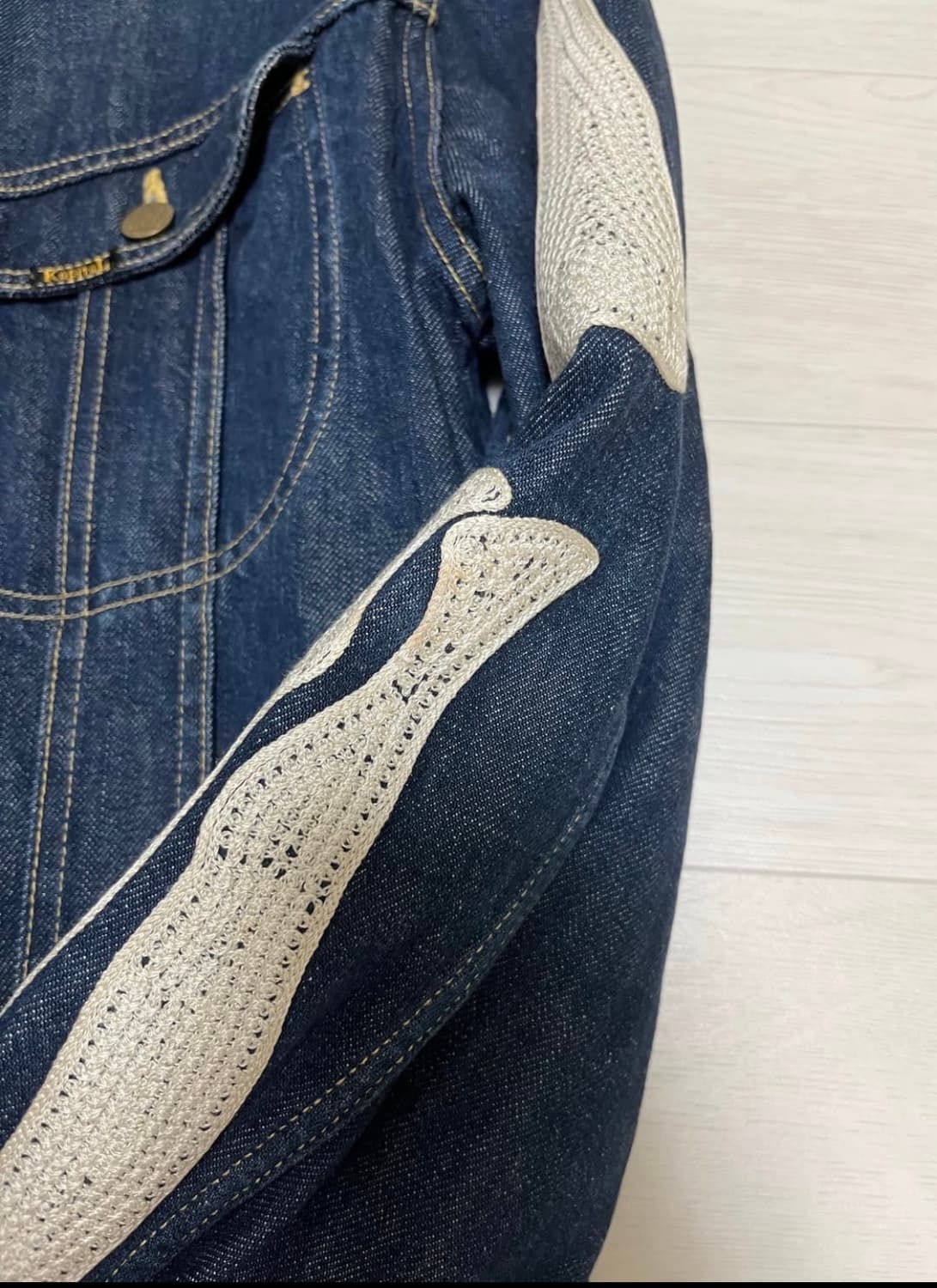 캐피탈 본 데님 자켓 46 사이즈 상품이미지3