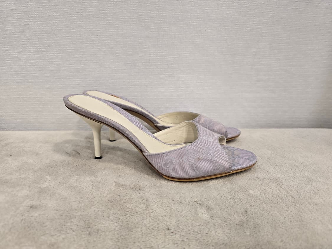 구찌 파르마 GG 캔버스 슬라이드 뮬 36(230) 상품이미지3