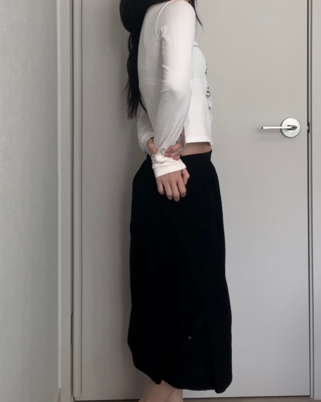 white lettering long sleeve 상품이미지5