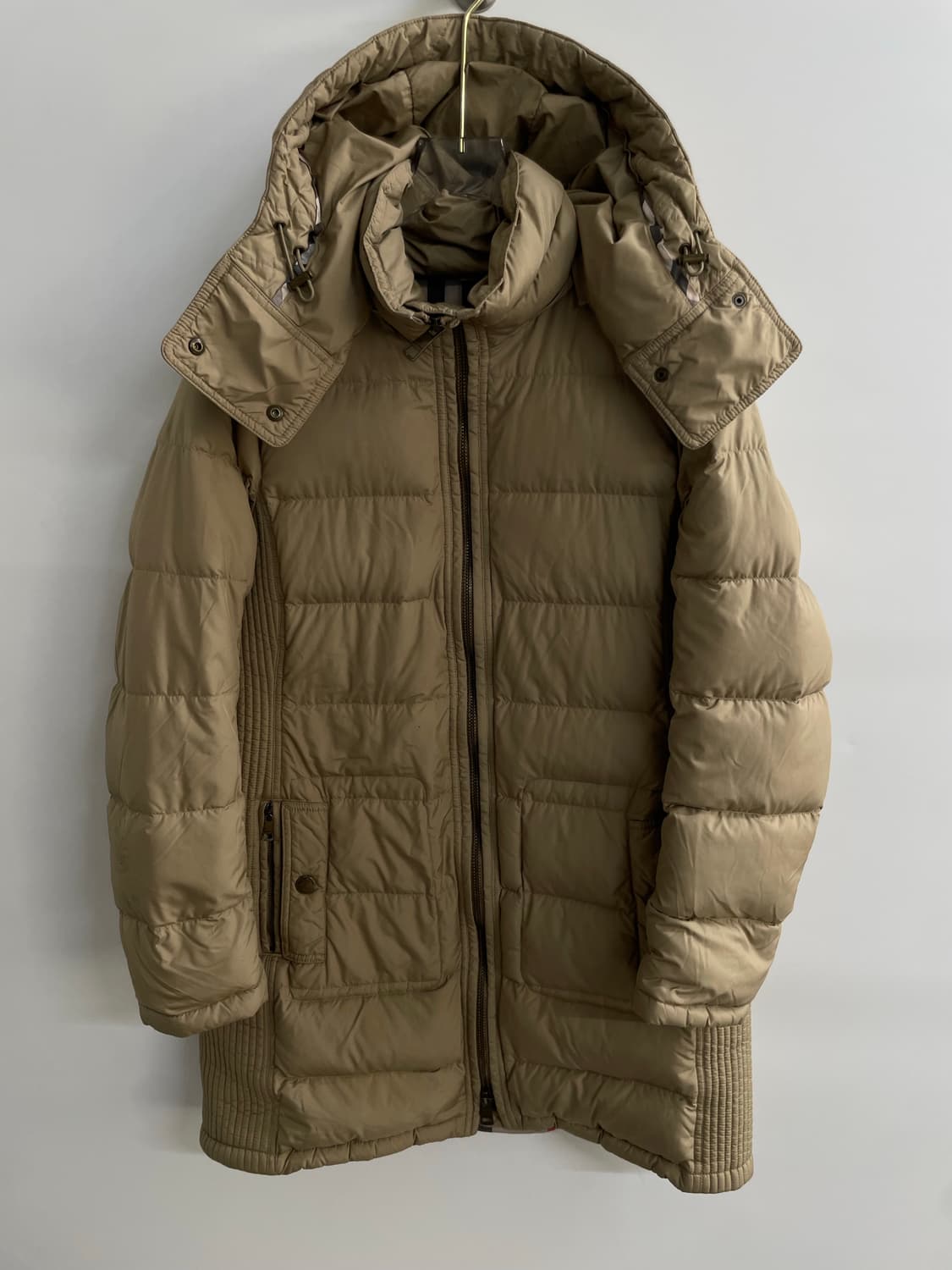 버버리 브릿 여성용 후드 구스 다운 패딩(L싸이즈) 상품이미지1