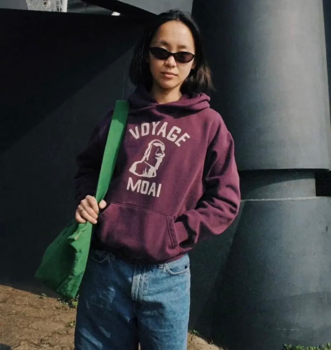 [L] 컬렉트피시스 voyage 모아이 후드 상품이미지1