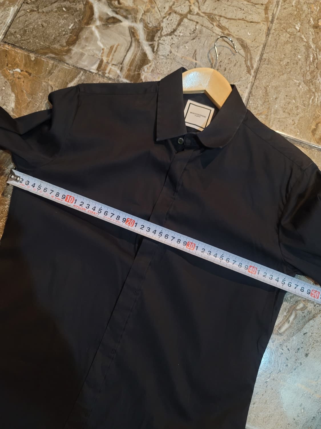 우영미 블랙/ 차콜 셔츠 2장 일괄(남녀공용) 상품이미지3