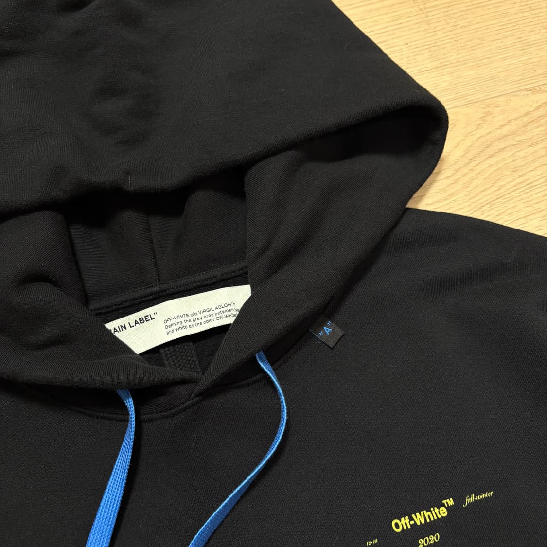 오프화이트 빅에로우 후드티 상품이미지6
