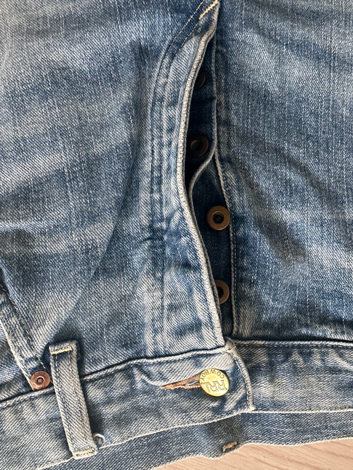 rrl 빈파포 데님 쇼츠 반바지 32사이즈 상품이미지3
