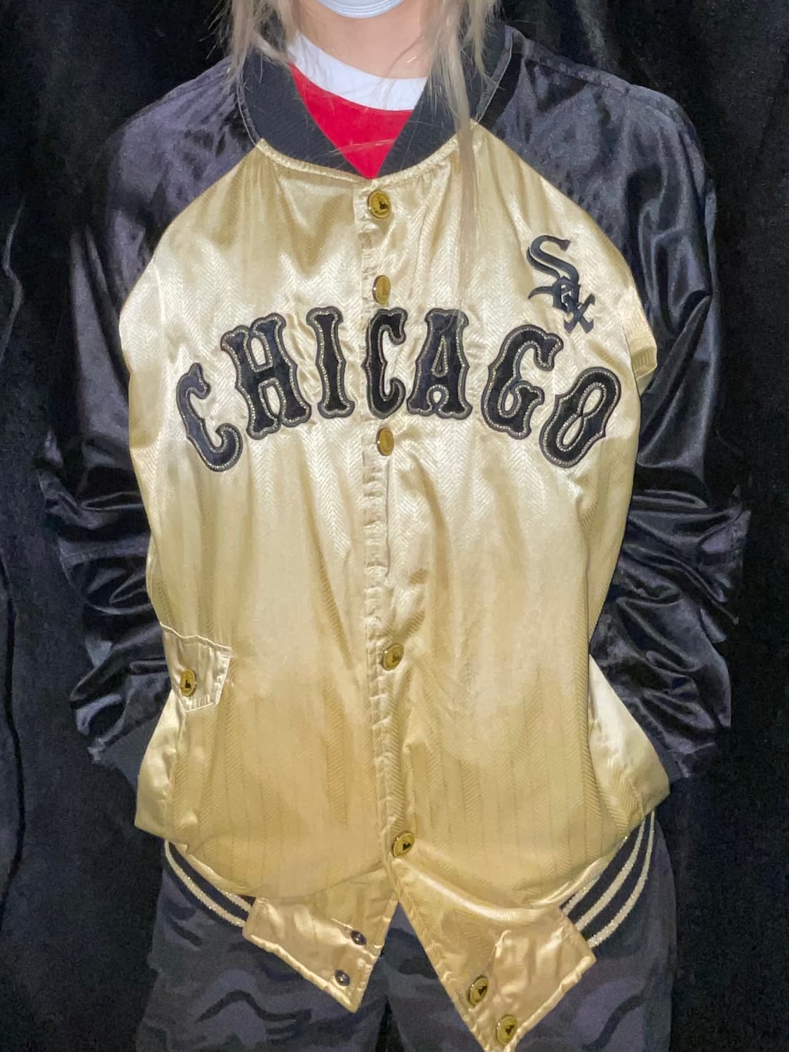 MLB 시카고 화이트삭스 야구 점퍼 골드 상품이미지1
