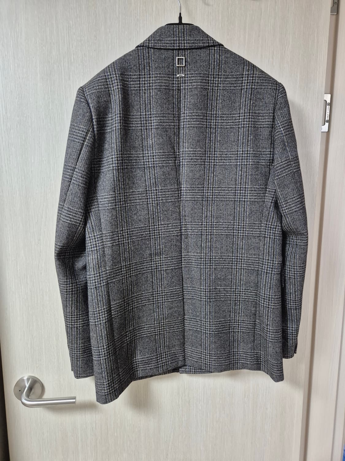 23FW 우영미 메인체크 자켓  48 (100) 울자켓 상품이미지4