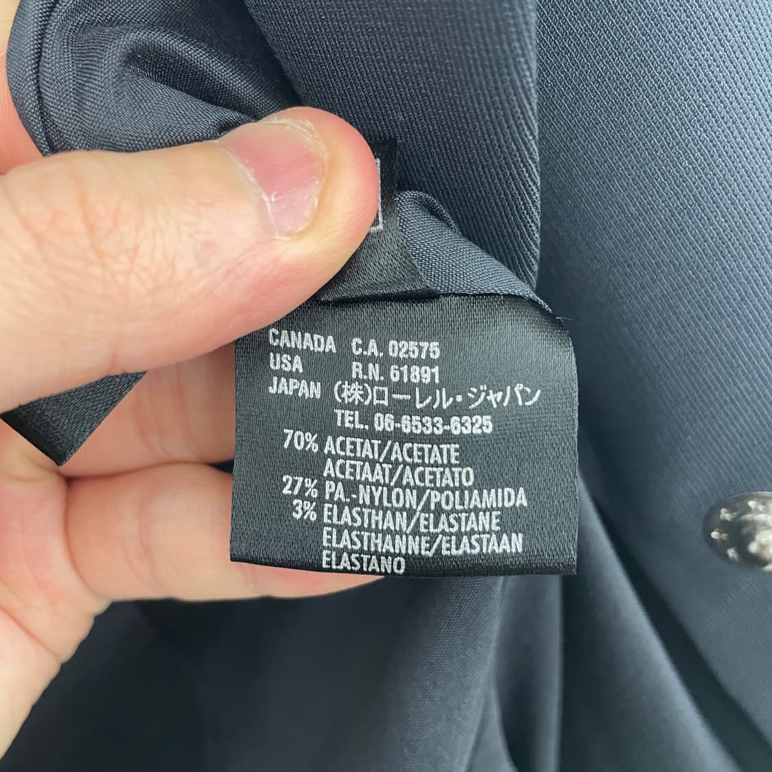 로렐 정규 블랙 크롭 블레이저 상품이미지5