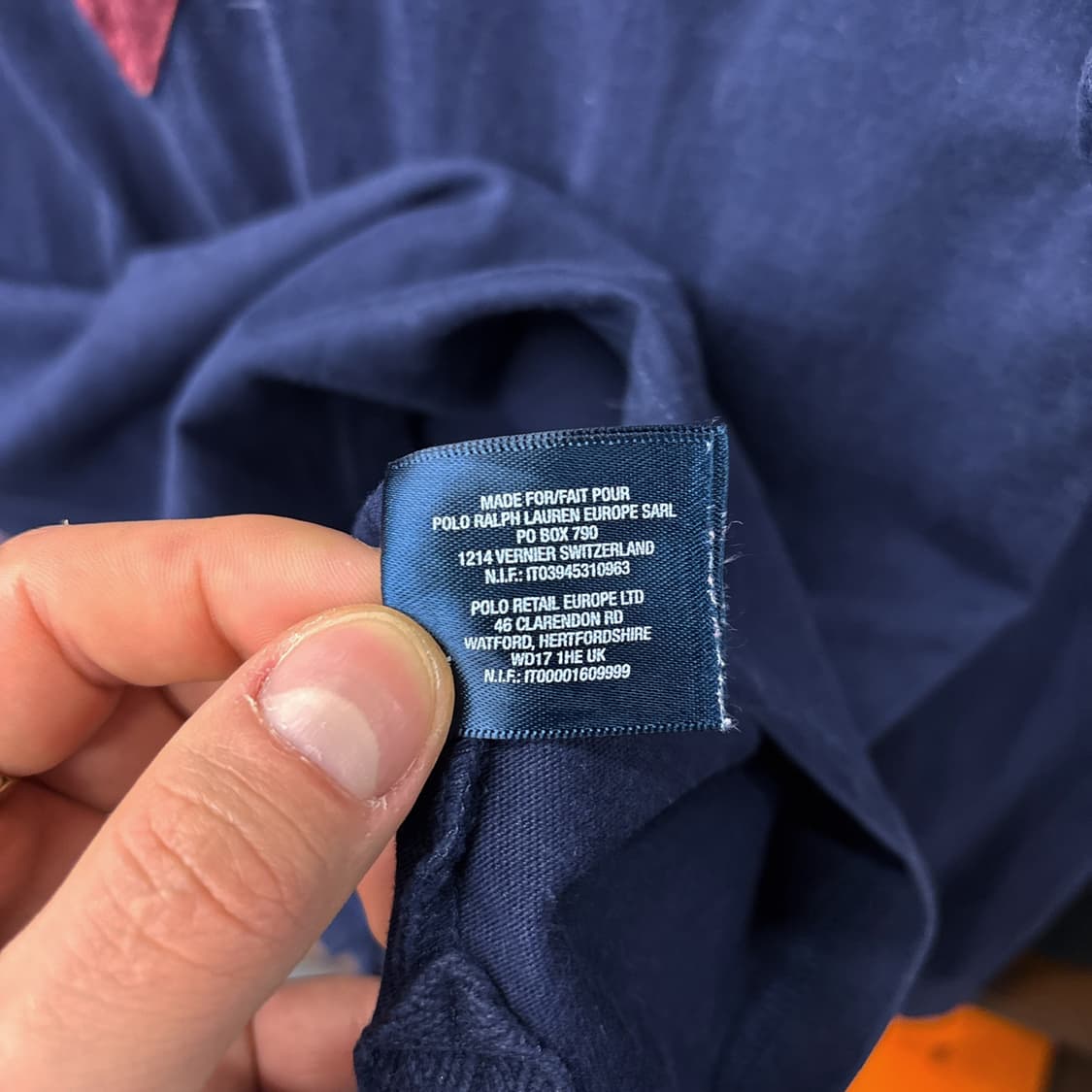 90s 폴로 랄프로렌 칼리지 크레스트 와펜 아이비 럭비셔츠 N1003 상품이미지9