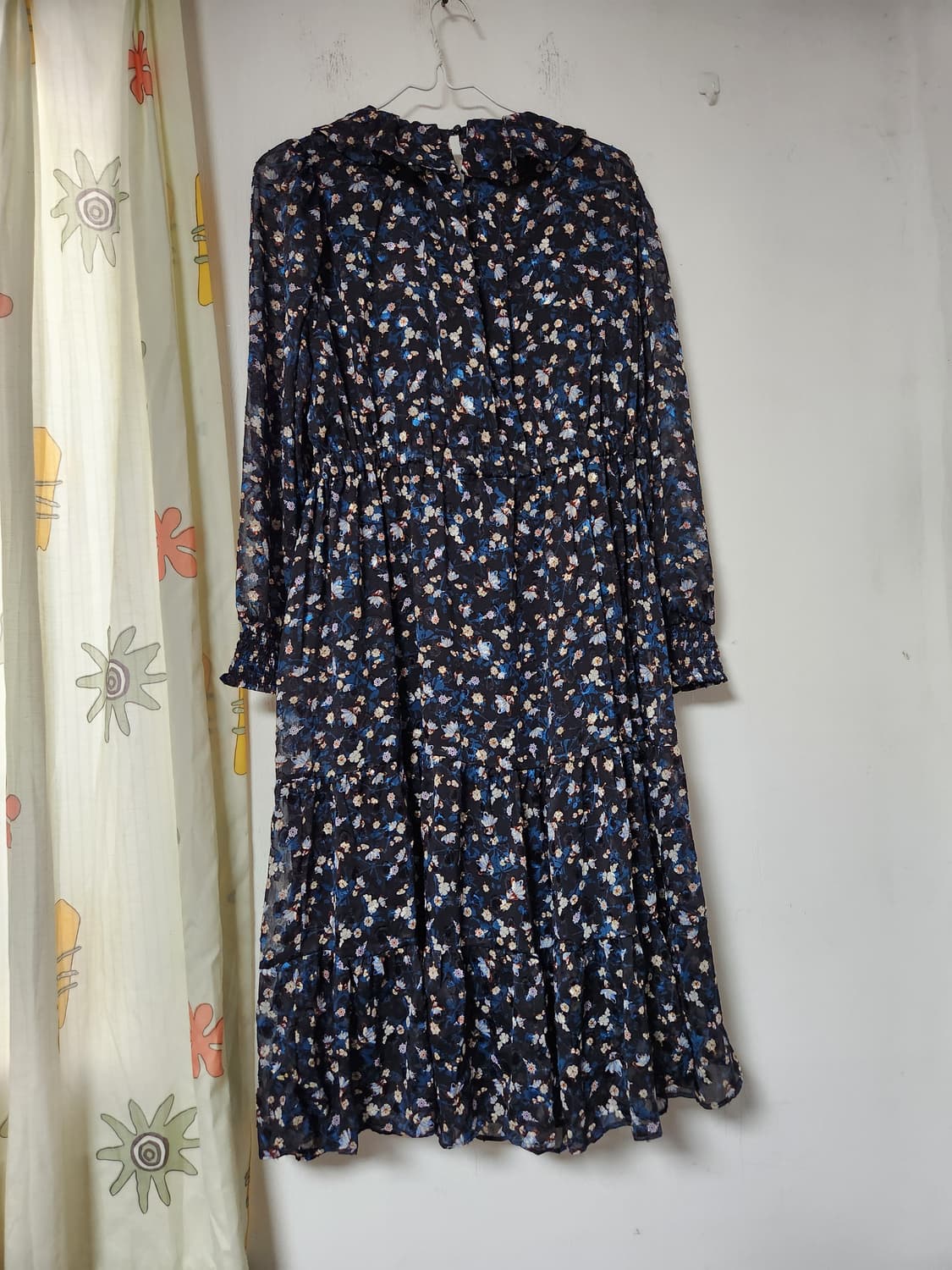 OZOC 블랙 플라워 롱 원피스 55 상품이미지6