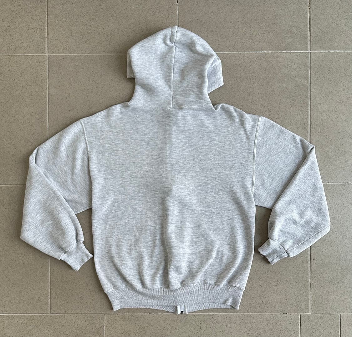 90s 빈티지 러셀 후드집업 그레이 M USA 상품이미지2
