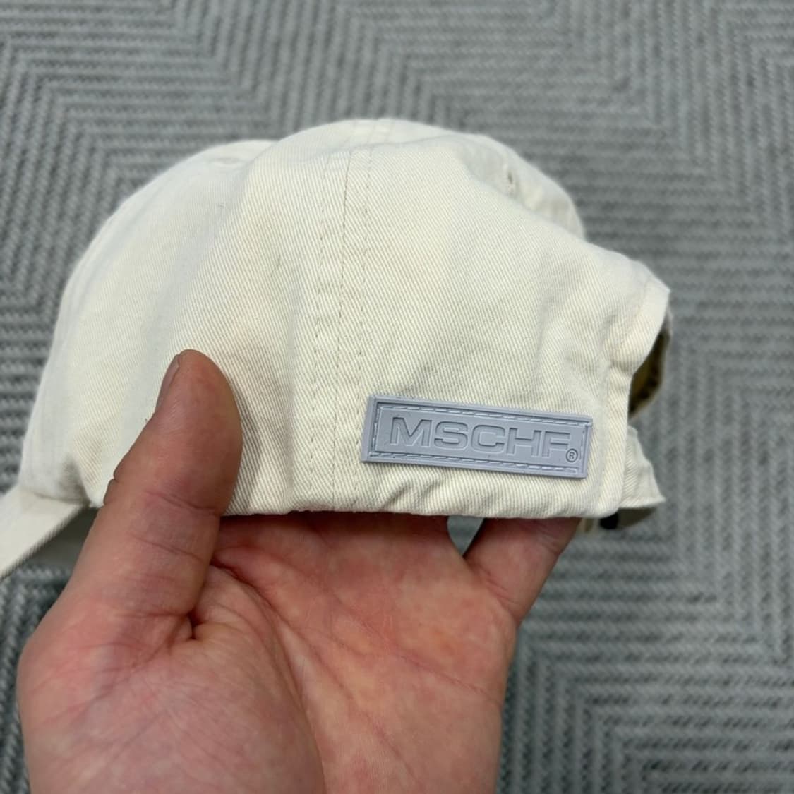 미스치프 로고자수 볼캡 v3130 상품이미지5