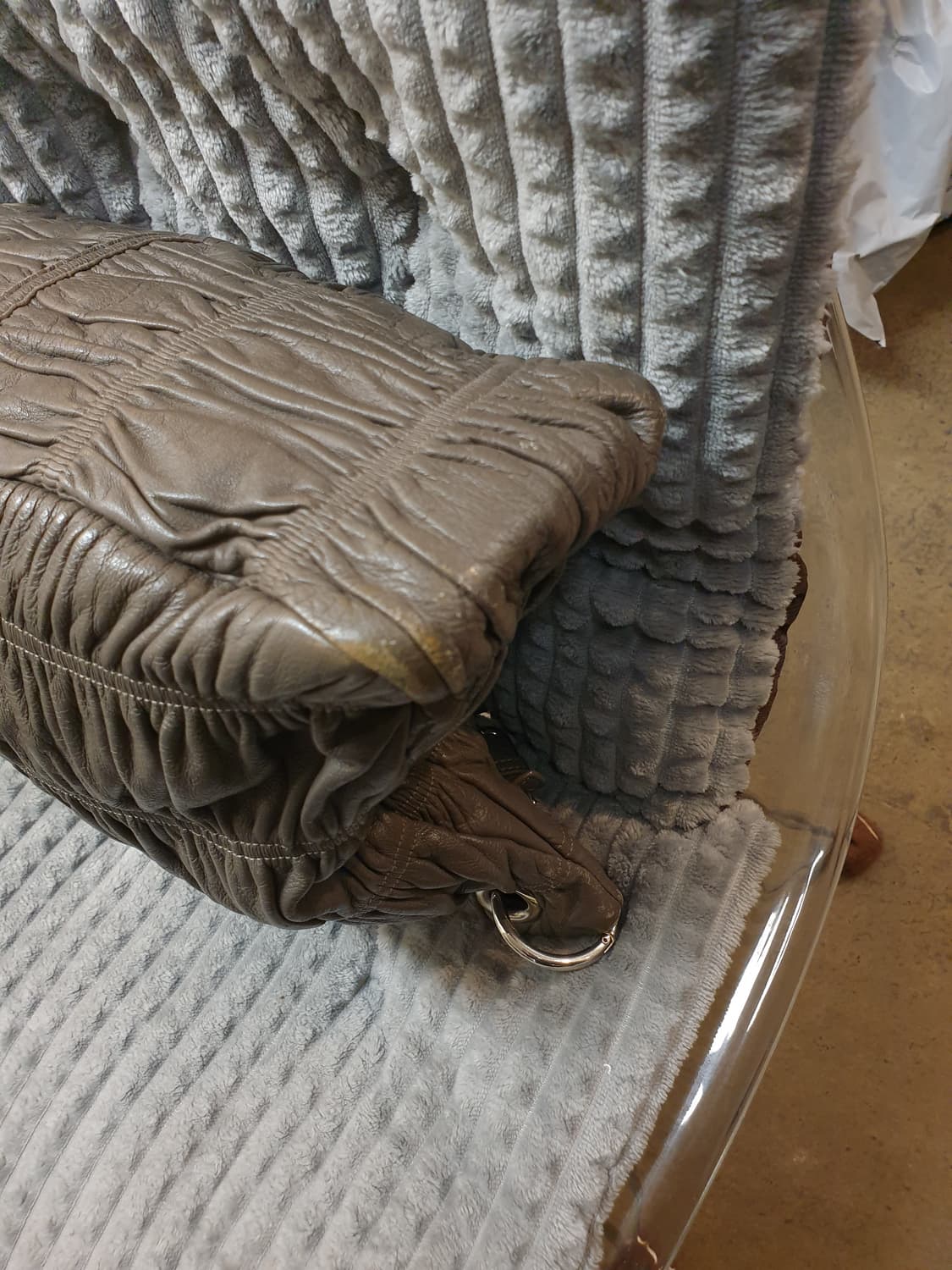 프라다 고프레 가죽 숄더백 상품이미지5