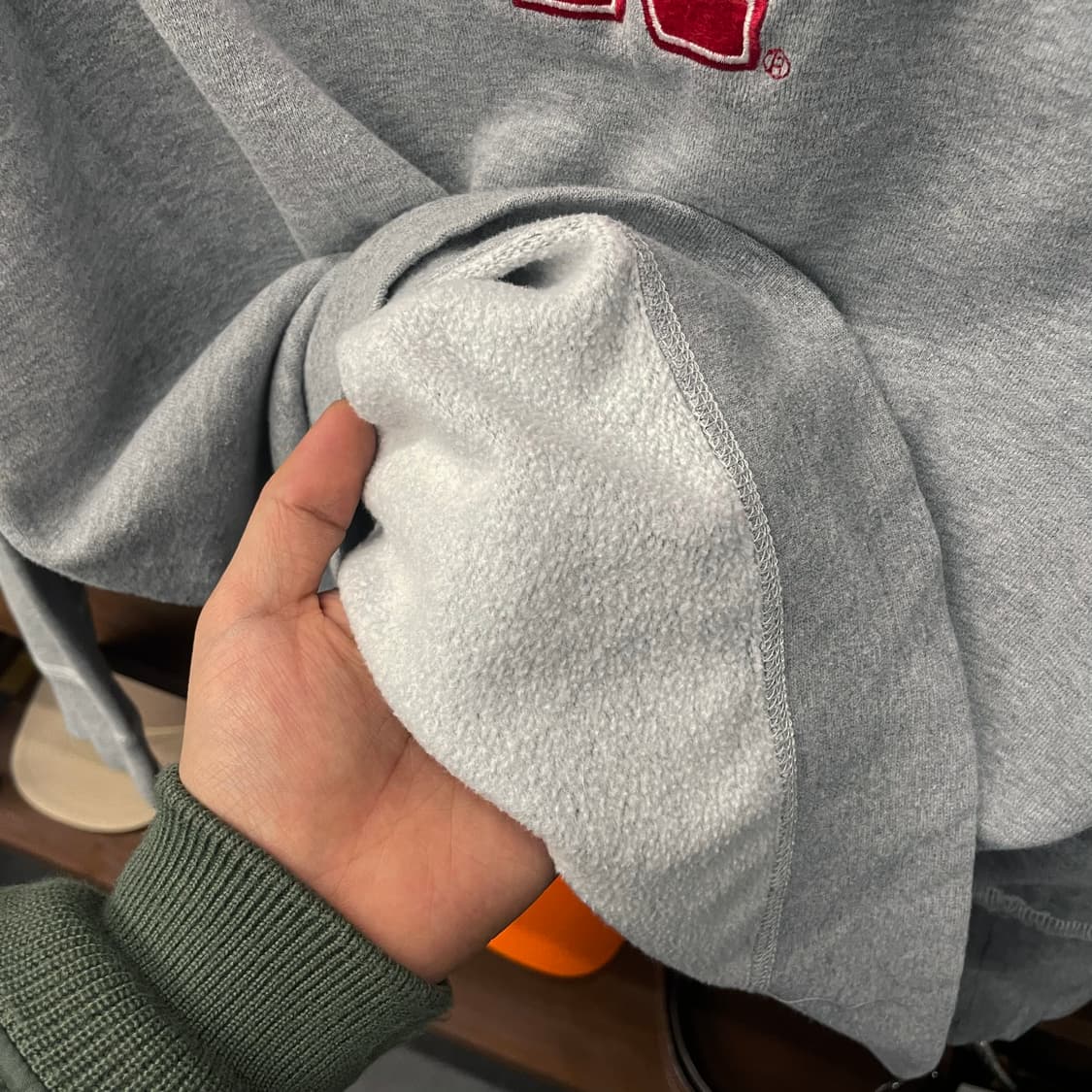 빈티지 네브래스카 유니버시티 스펠 아웃 맨투맨 스웻 셔츠 N113 상품이미지8