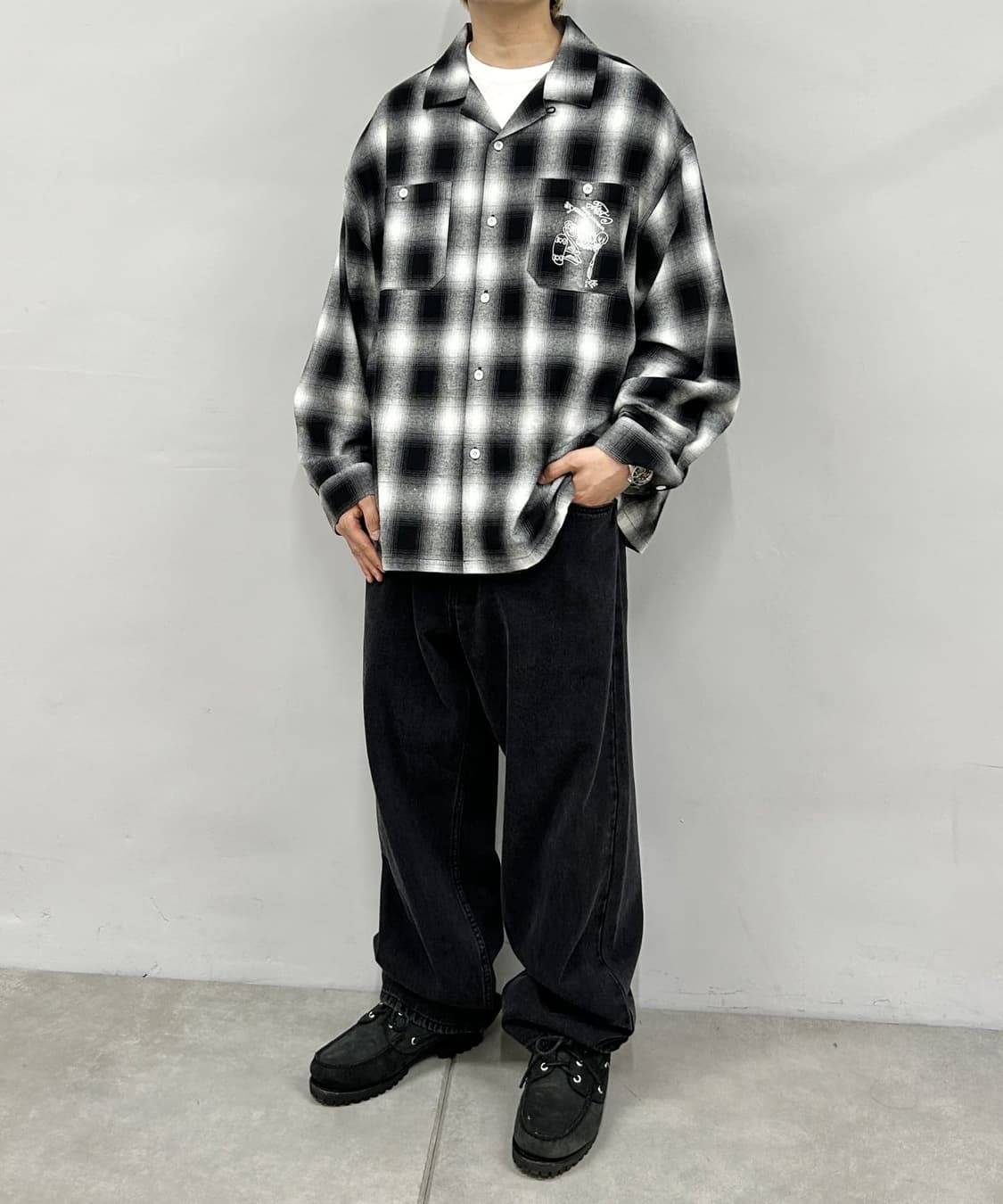 WHO'S WHO gallery Ombre Check Shirt 상품이미지3