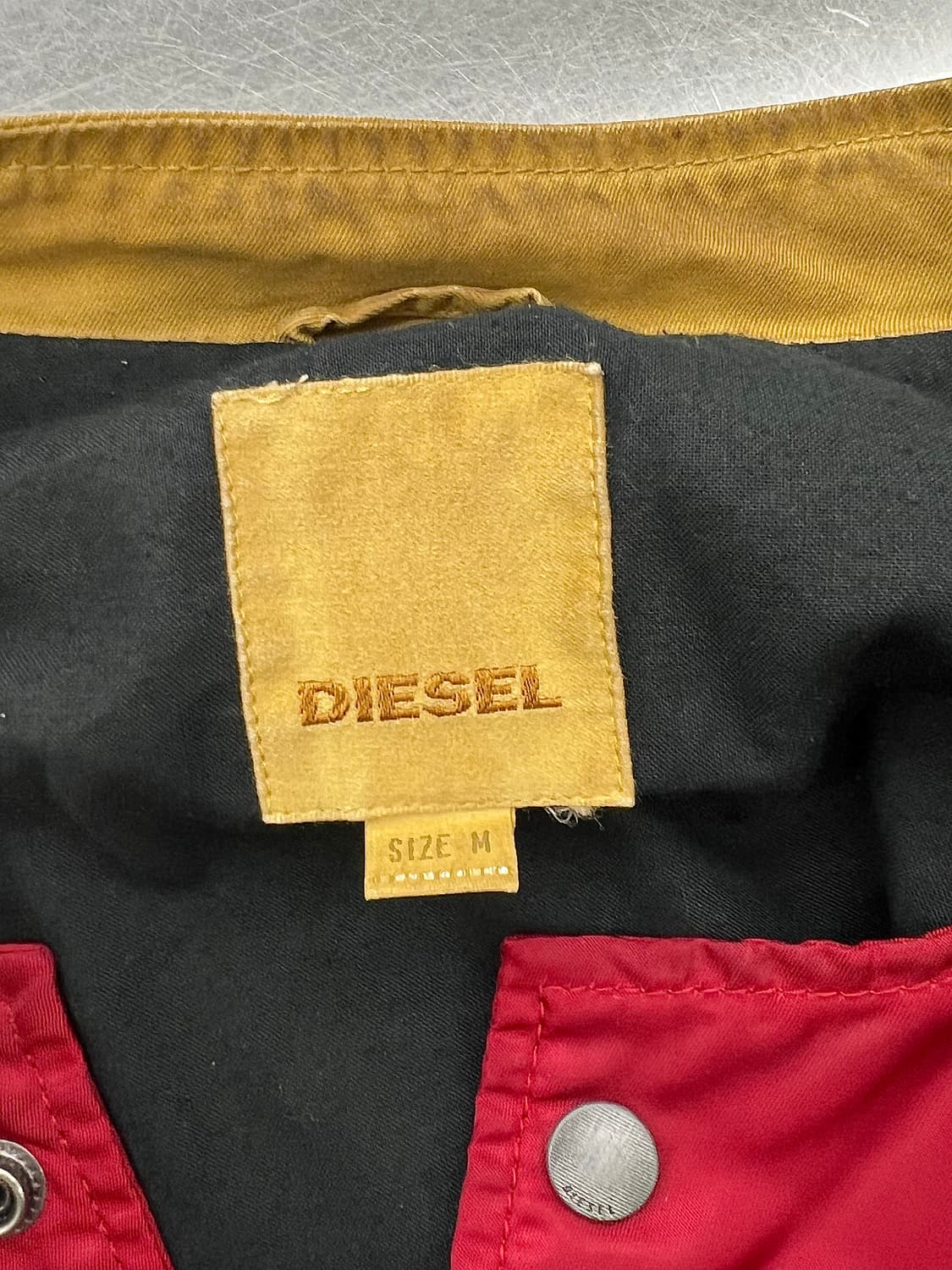 디젤 머스타드 피그먼트 유틸리티 포켓 워크 자켓 상품이미지7