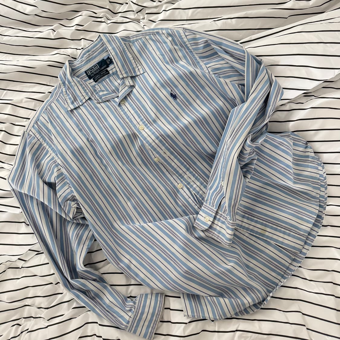 POLO 폴로랄프로렌 커스텀핏 스트라이프 긴팔셔츠 빈티지 상품이미지1