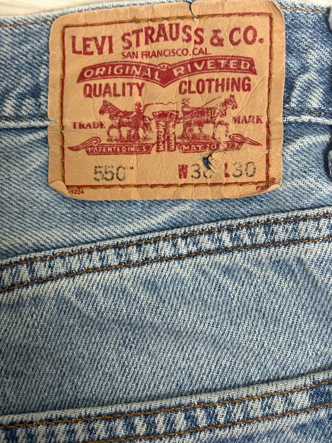 [36X30] 리바이스550 빈티지 릴렉스핏 상품이미지3