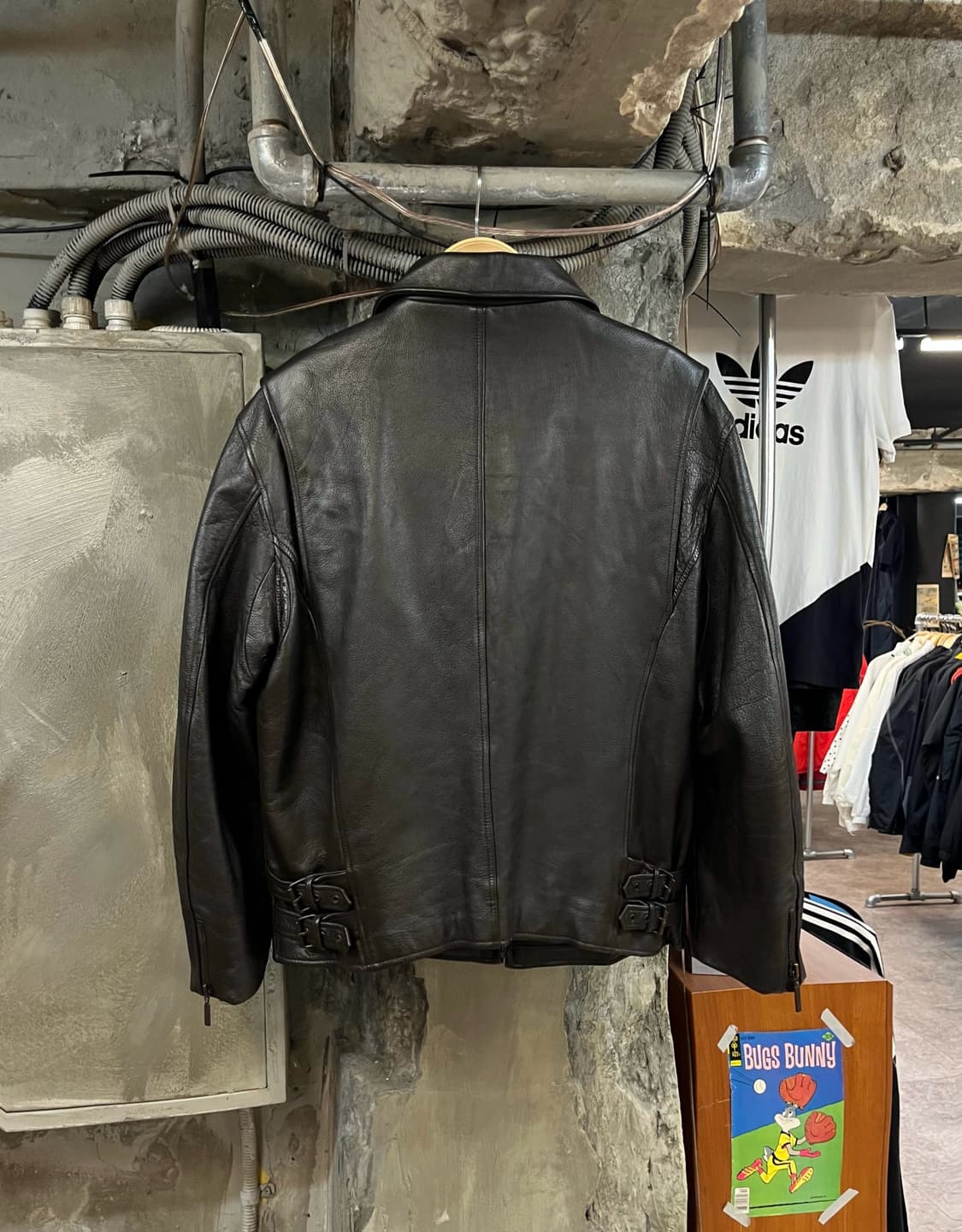 소가죽 레더 자켓 브라운 100 #csz2319 상품이미지2