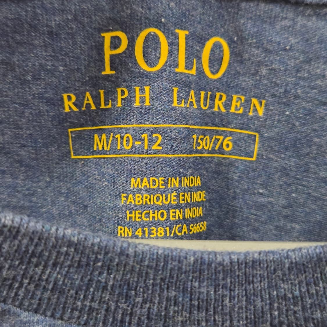 폴로랄프로렌 키즈 반팔티 M/10/12 상품이미지3