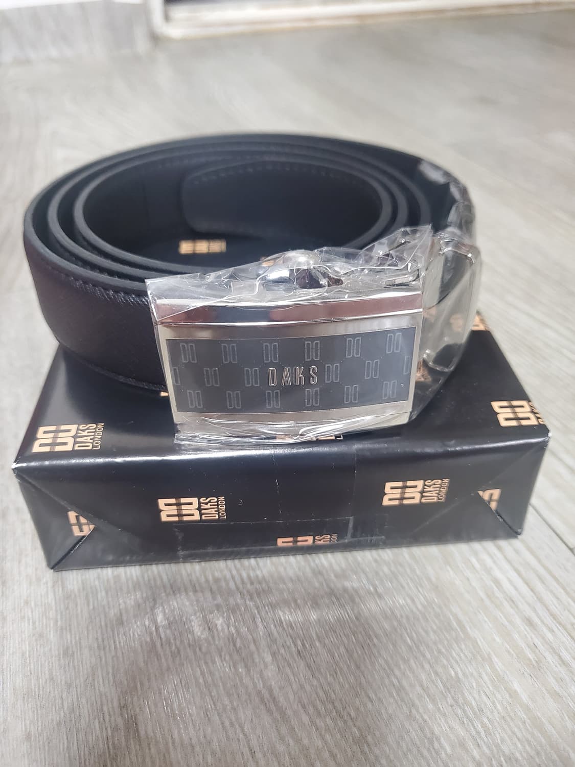 daks 닥스 블랙 가죽 벨트 상품이미지1