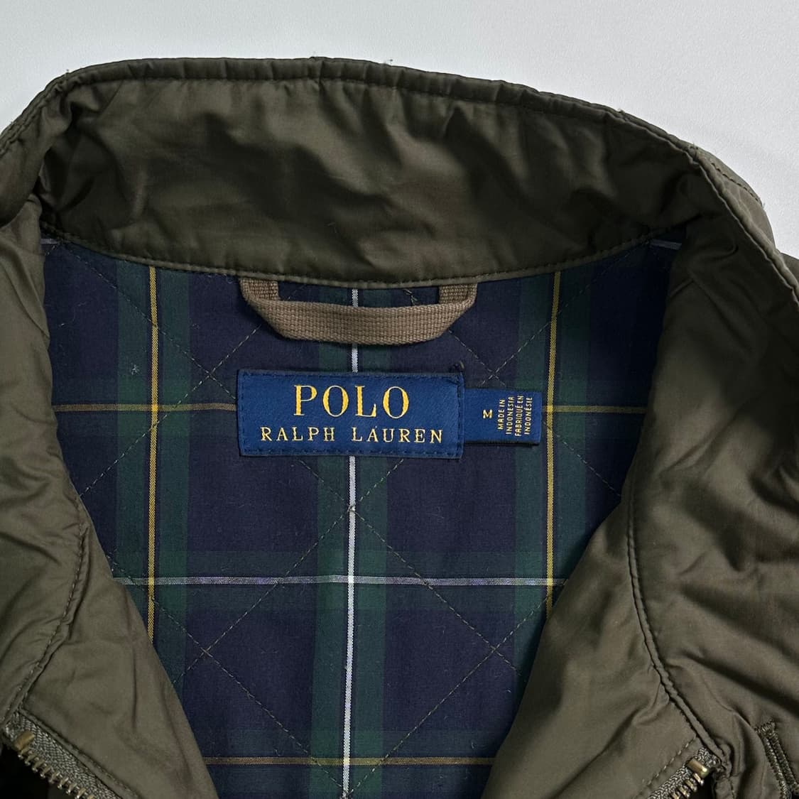 폴로 랄프로렌 카키 퀼팅 헤링턴 자켓  상품이미지8