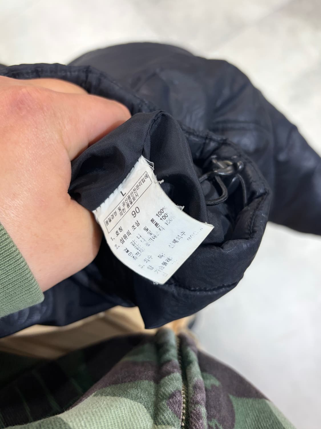 노스페이스 페이즐리 블랙 경량패딩 상품이미지8