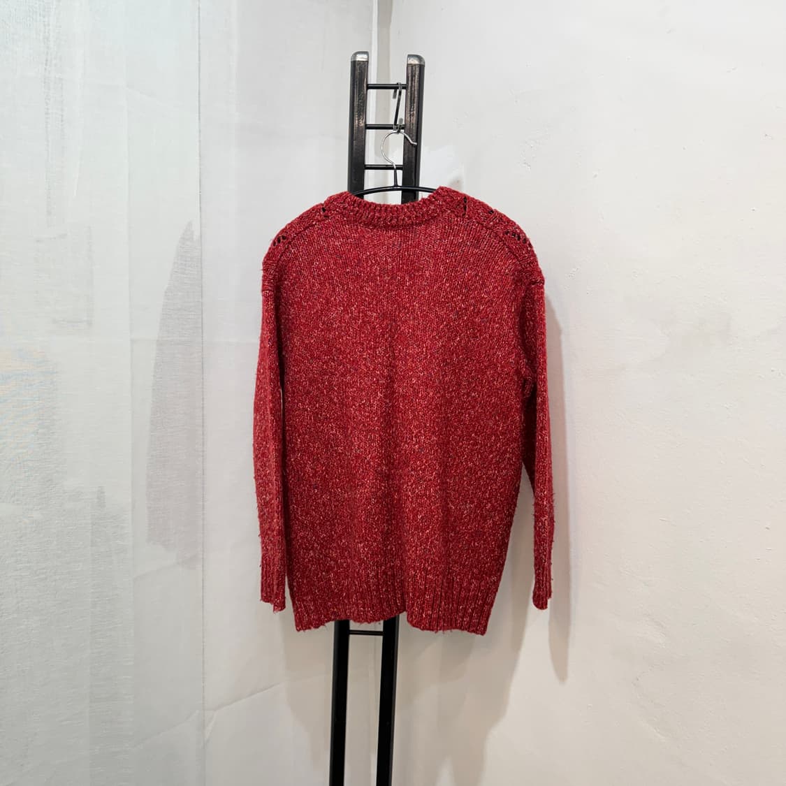 (S)써쓰데이아일랜드 레드보카시 긴팔니트가디건 4169 상품이미지4