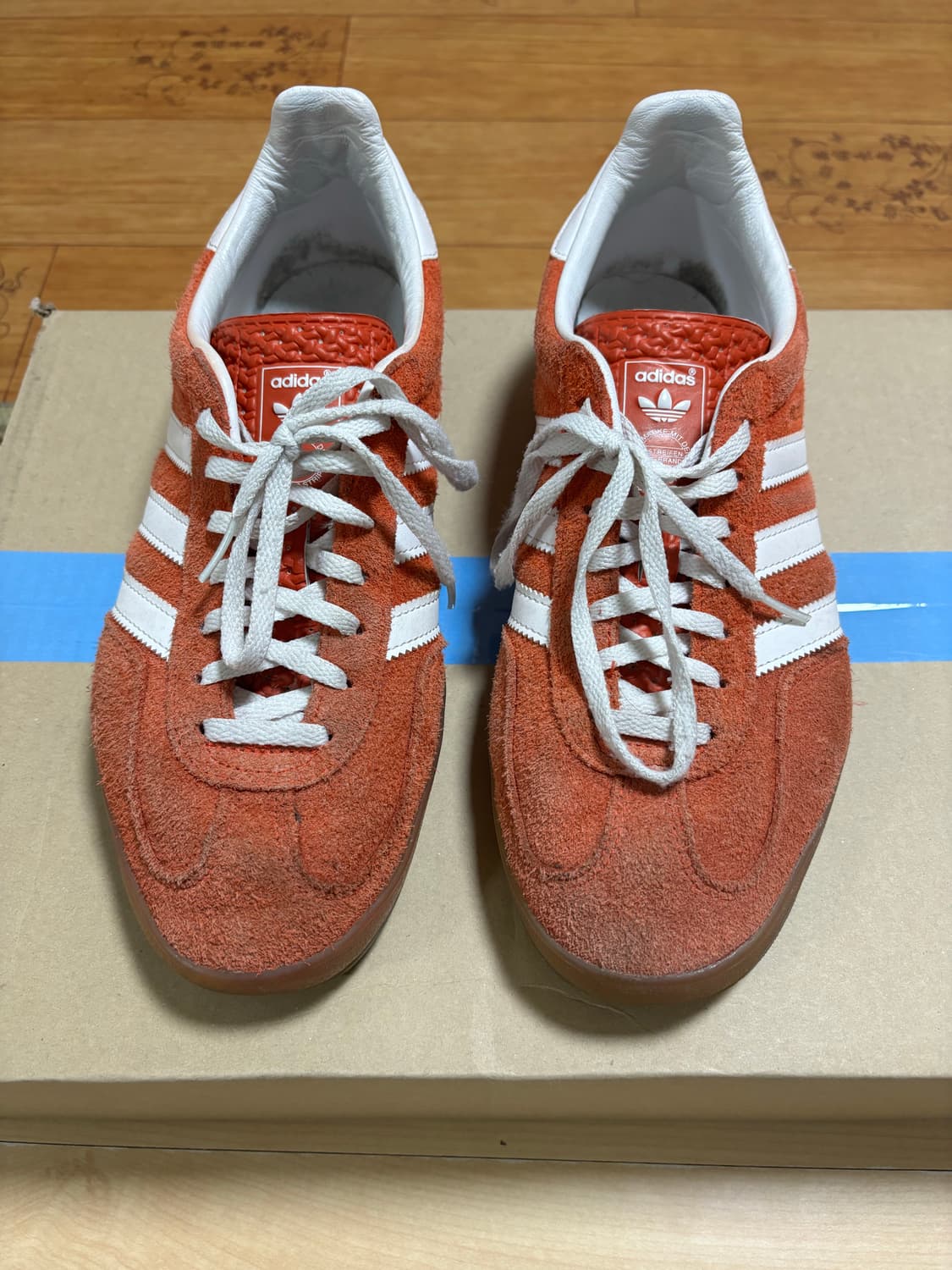 아디다스 가젤 인도어 볼드 오렌지 클라우드 화이트 상품이미지2