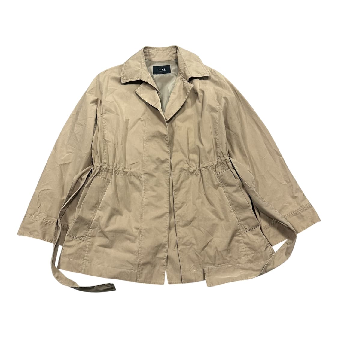 ✨ (바배) 타임 한섬 베이지 벨트 트렌치 코트 자켓 상품이미지2