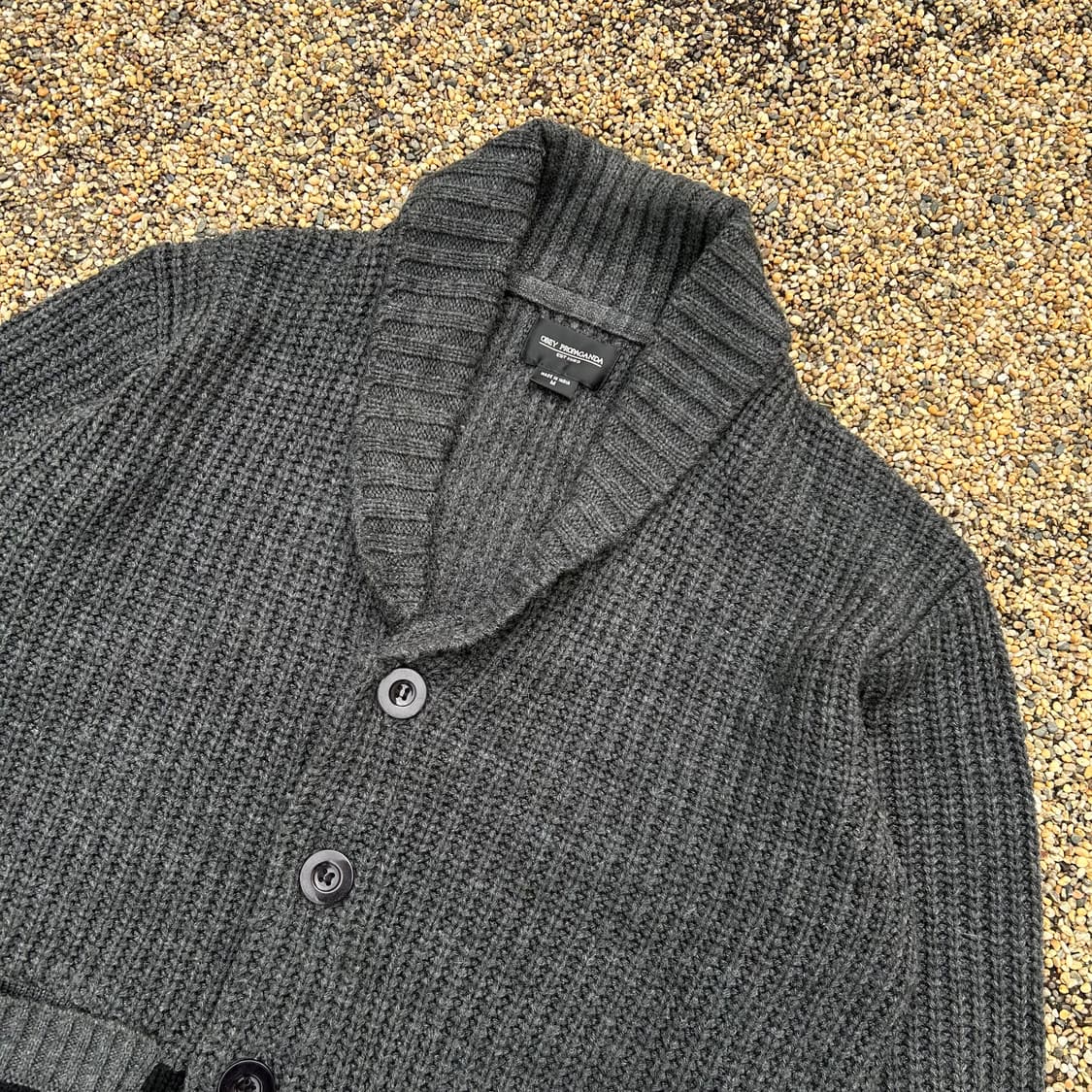 OBEY PROPAGANDA 숄카라 가디건 상품이미지2