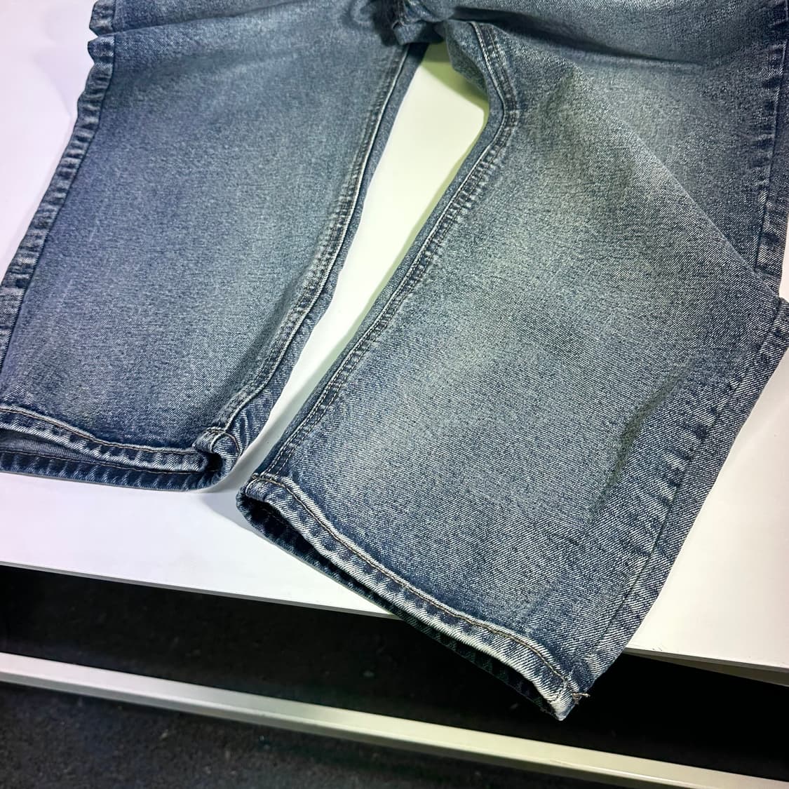 M 토피 진청 세미벌룬핏 데님팬츠 상품이미지2