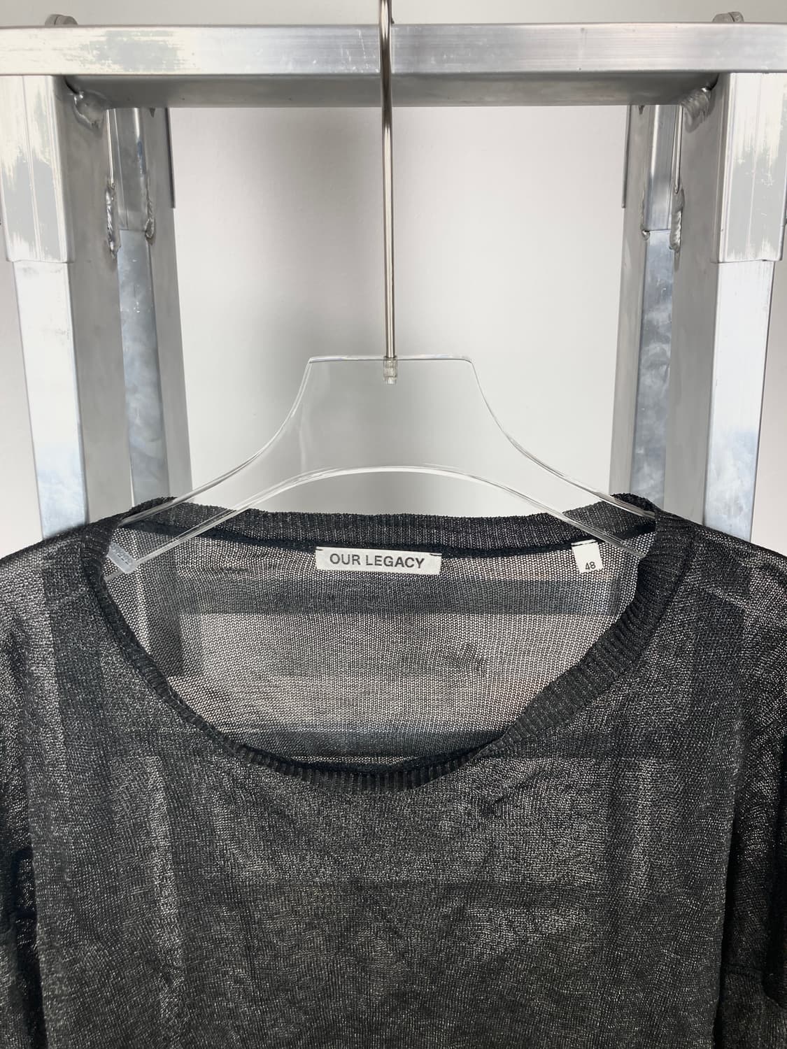 아워레가시 팝오버 라운드넥 에씨디티 니트 상품이미지2