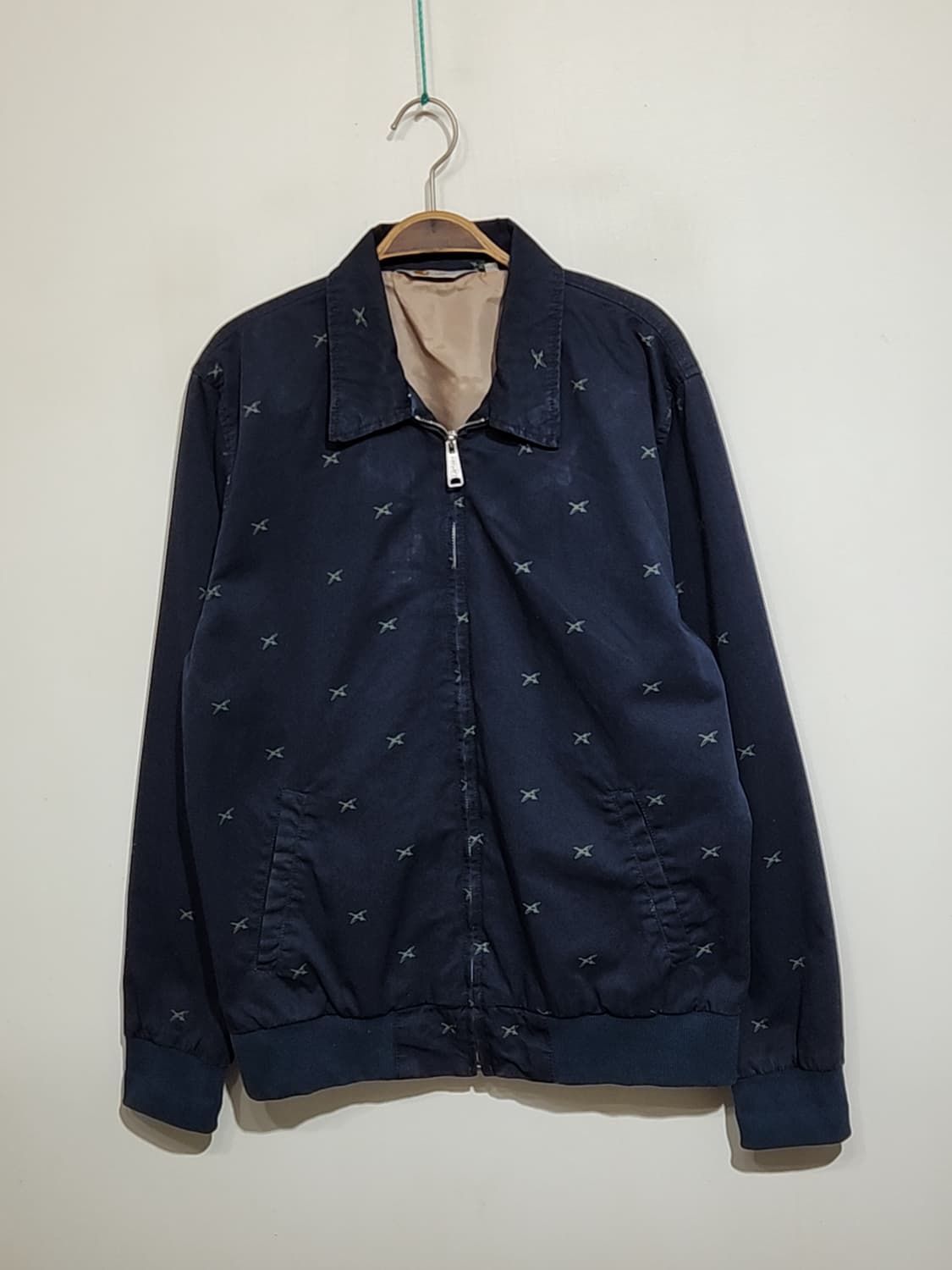 (M) 칼하트 휴스톤 자켓 패턴 블루종 점퍼 아메카지  상품이미지1