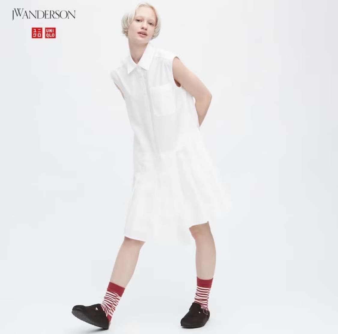유니클로 x JW Anderson 셔츠 원피스  상품이미지2