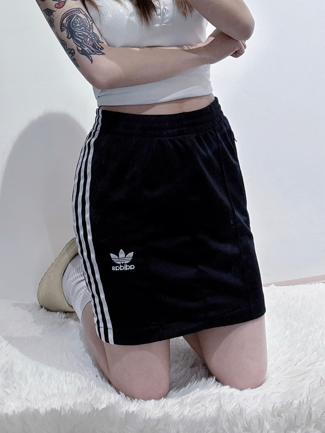 아디다스 유로파 블랙 스커트 상품이미지2