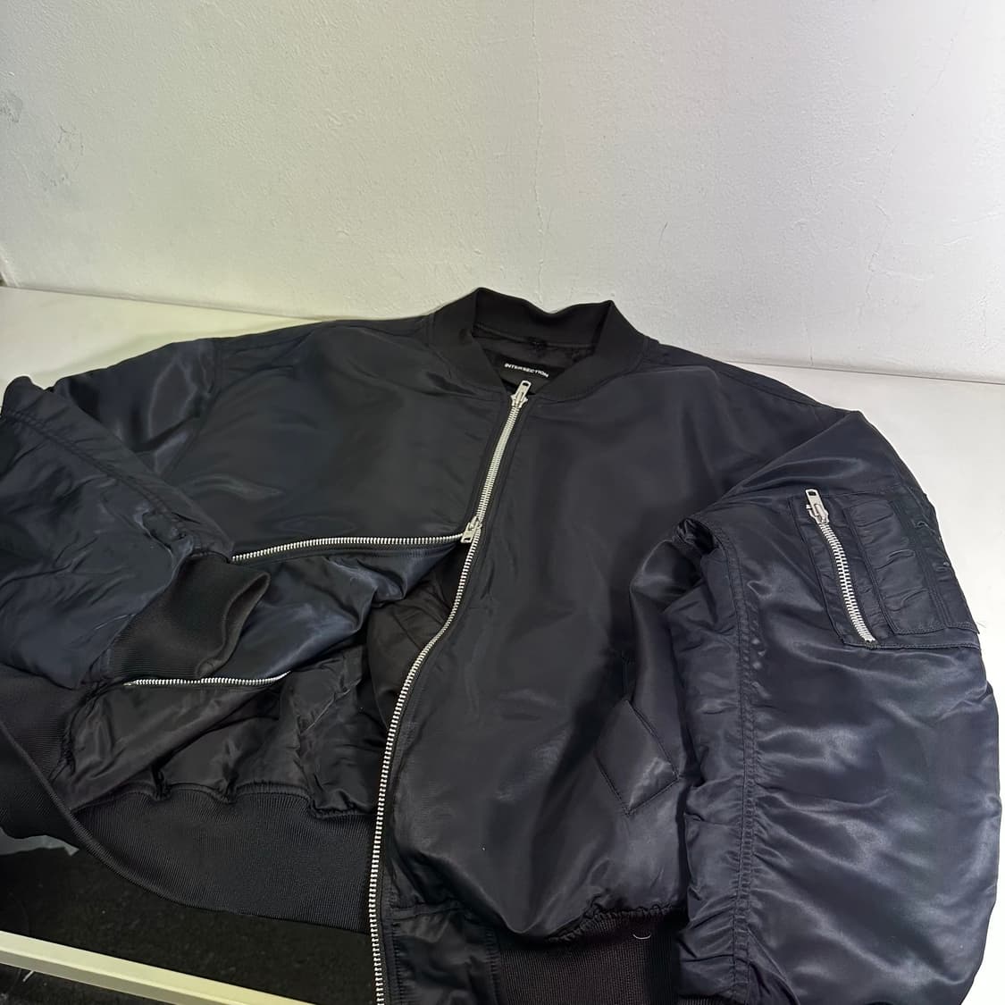 2 인터섹션 블랙 MA1 항공점퍼 상품이미지1