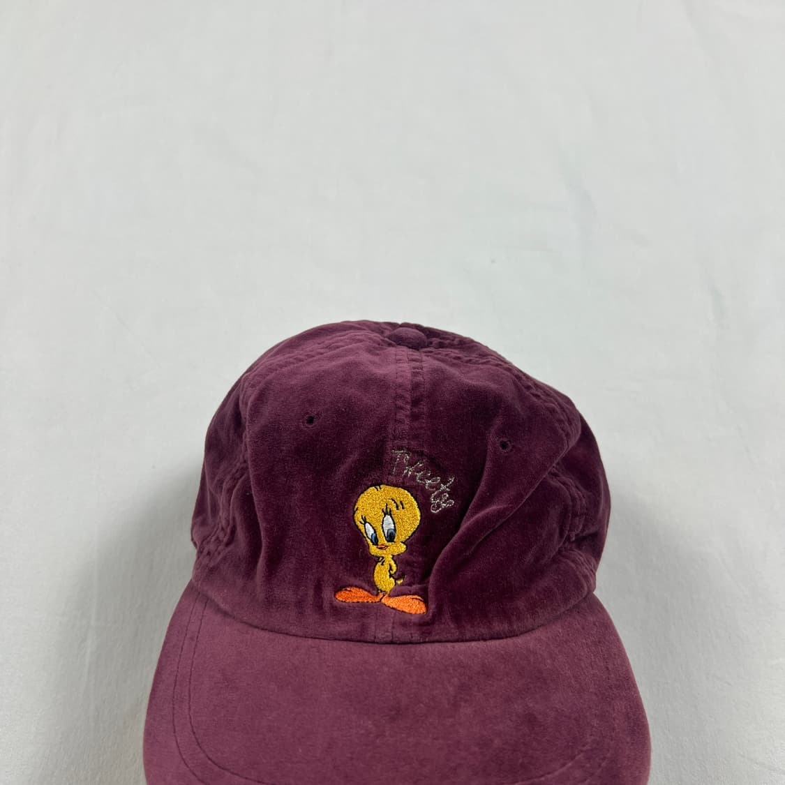 90‘s 98년도 워너브로스 루니툰즈 카툰 벨벳 모자 상품이미지3