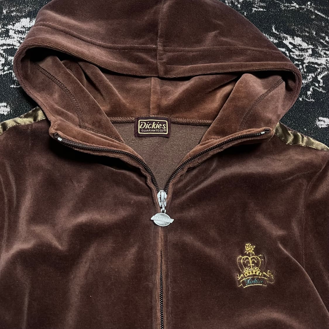 디키즈 투웨이 벨벳 후드집업 L (여성용) 상품이미지2