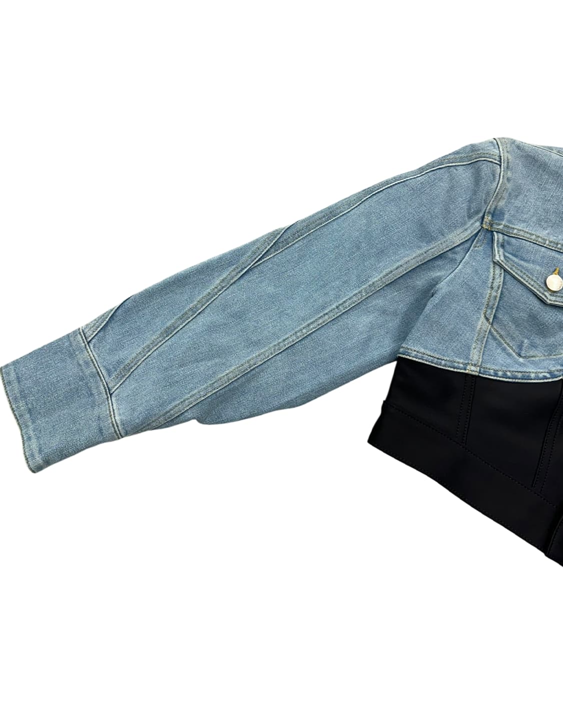 뮈글러 x H&M 23SS 디파인드 웨이스트 데님 크롭 자켓 상품이미지8