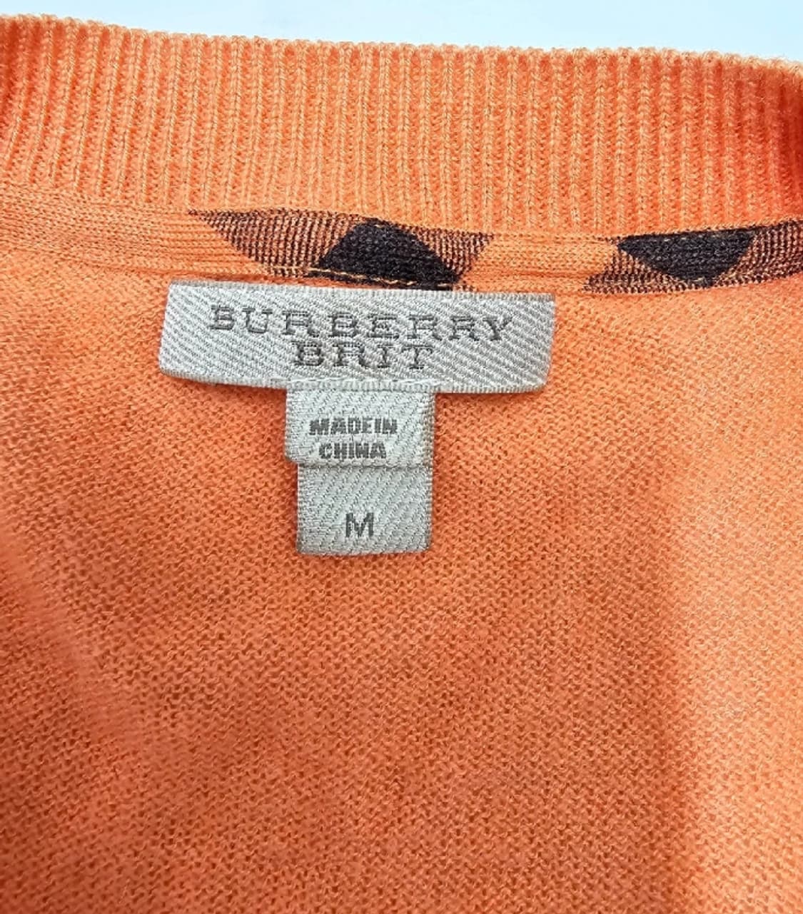 버버리 브릿 오렌지 가디건 ~77 상품이미지7