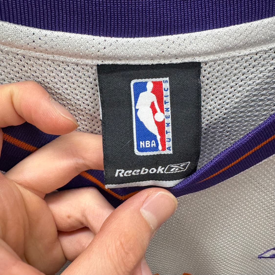 00s 리복 X NBA 피닉스 선즈 스윙맨 나시 저지 화이트 상품이미지8