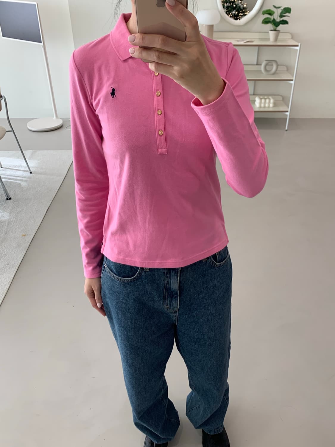 폴로 랄프로렌 걸즈 긴팔 카라티 XL(16) 상품이미지6