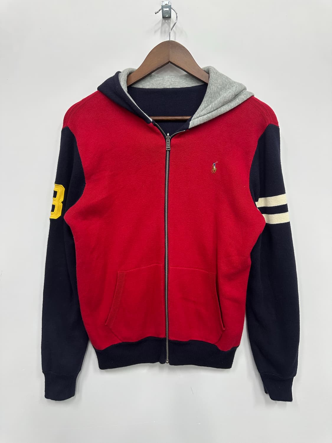 폴로 니트 후드집업 상품이미지5