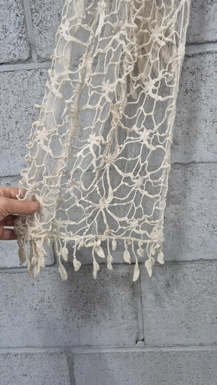 레이스 빈티지 머플러 하구미룩 모리룩 상품이미지5